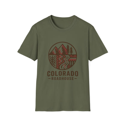 Colorado Roadhouse — Retro Mountain River Graphic Tee