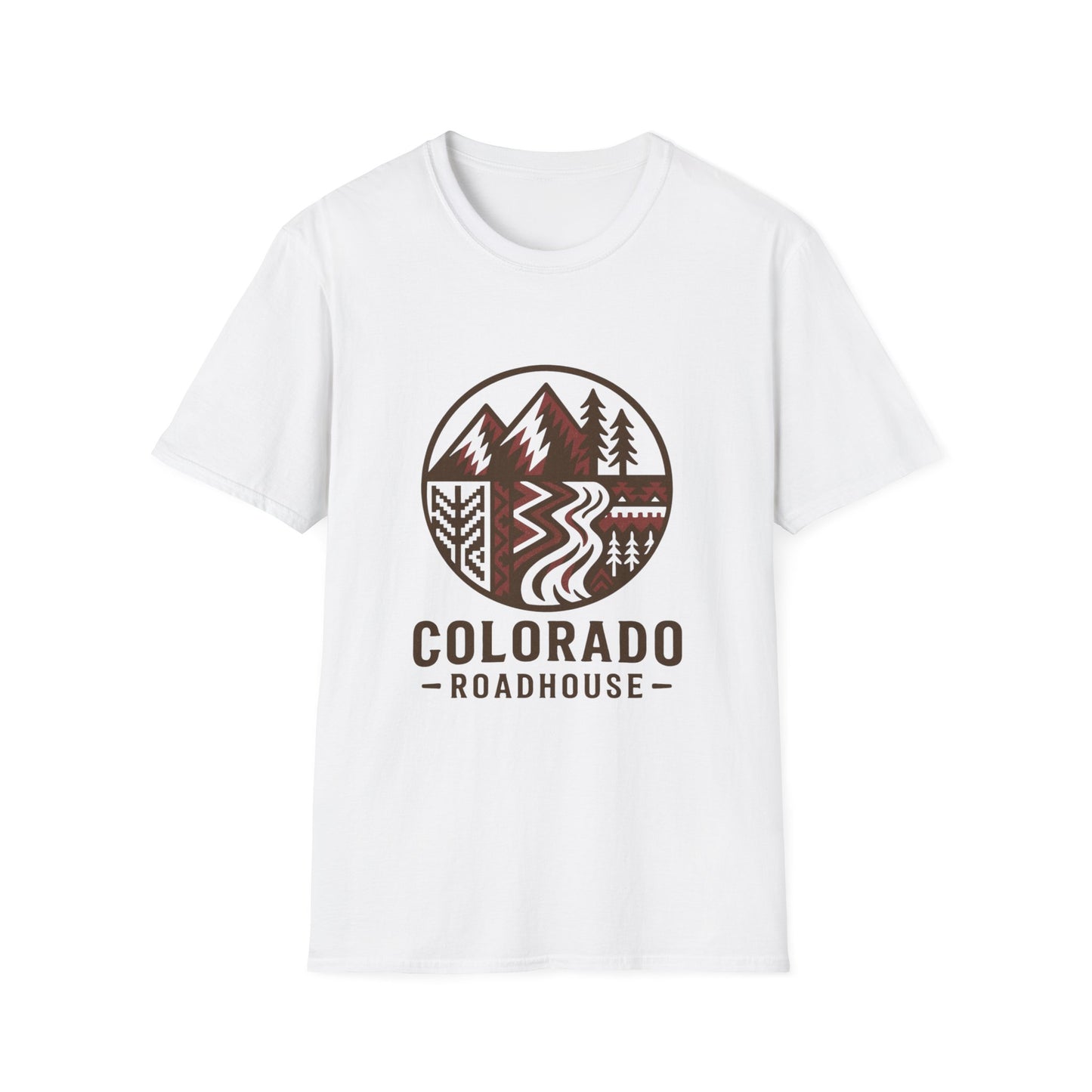 Colorado Roadhouse — Retro Mountain River Graphic Tee