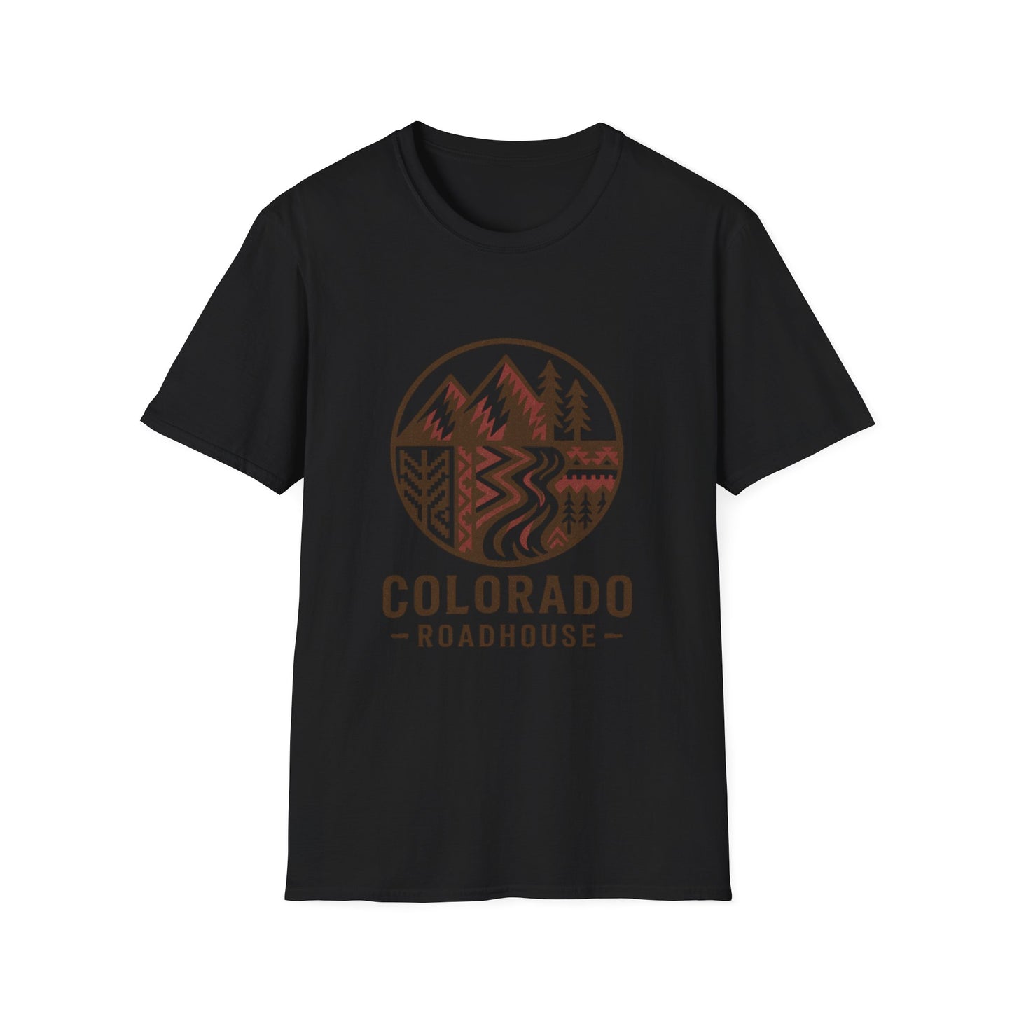 Colorado Roadhouse — Retro Mountain River Graphic Tee