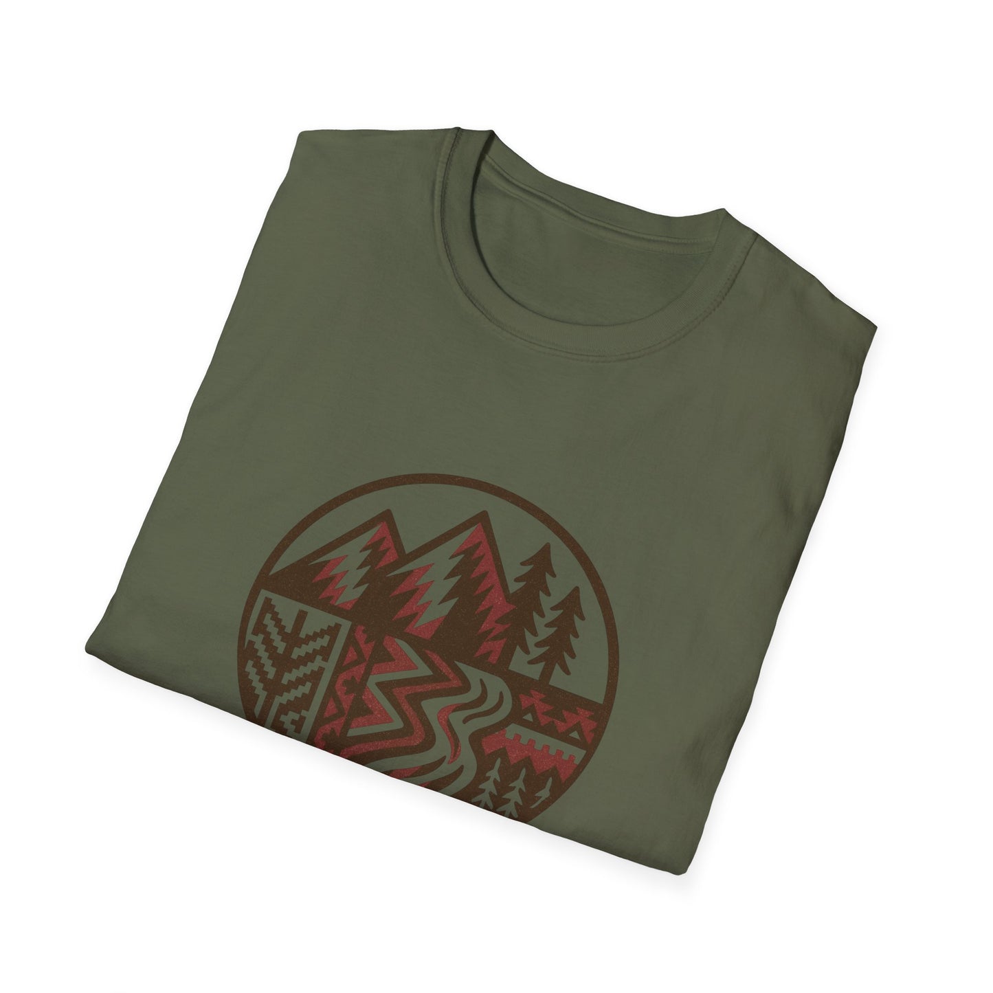 Colorado Roadhouse — Retro Mountain River Graphic Tee